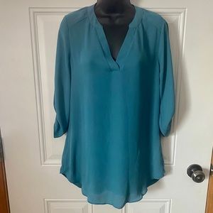 NWT Maurices Tunic Chiffon Blouse